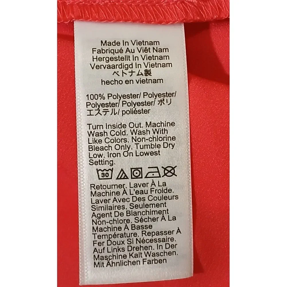 J Crew‎ Women's Coral Sleeveless With Buttons In The Back Top Medium Size XS